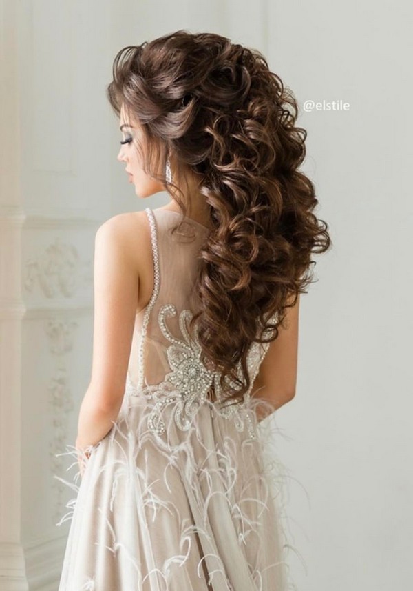 Elstile Long Wedding Hairstyle Inspiration