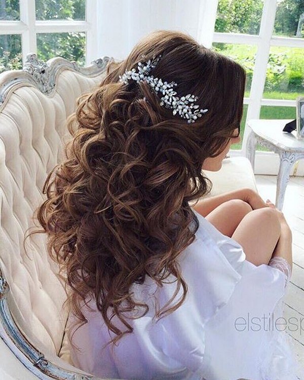 Elstile Long Wedding Hairstyle Inspiration