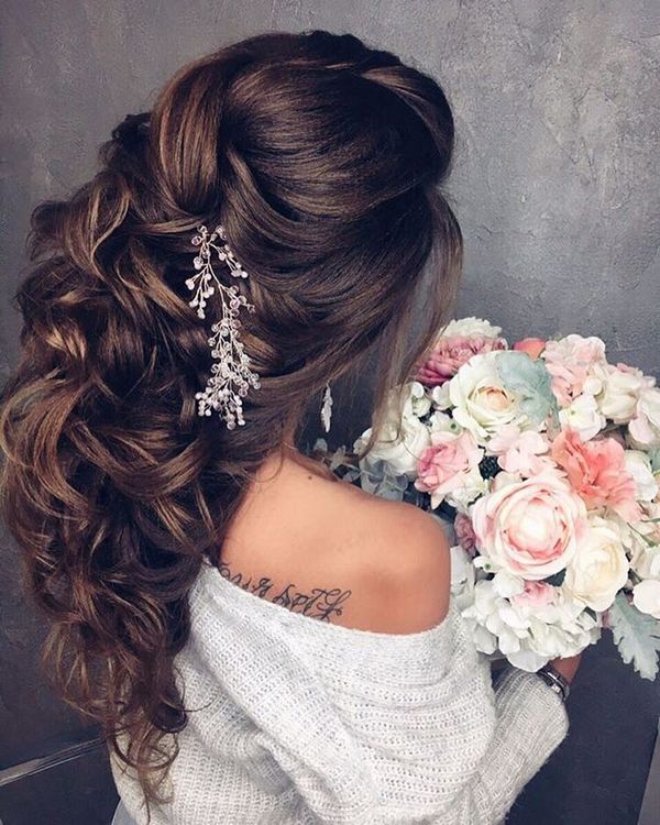 Elstile Long Wedding Hairstyle Inspiration