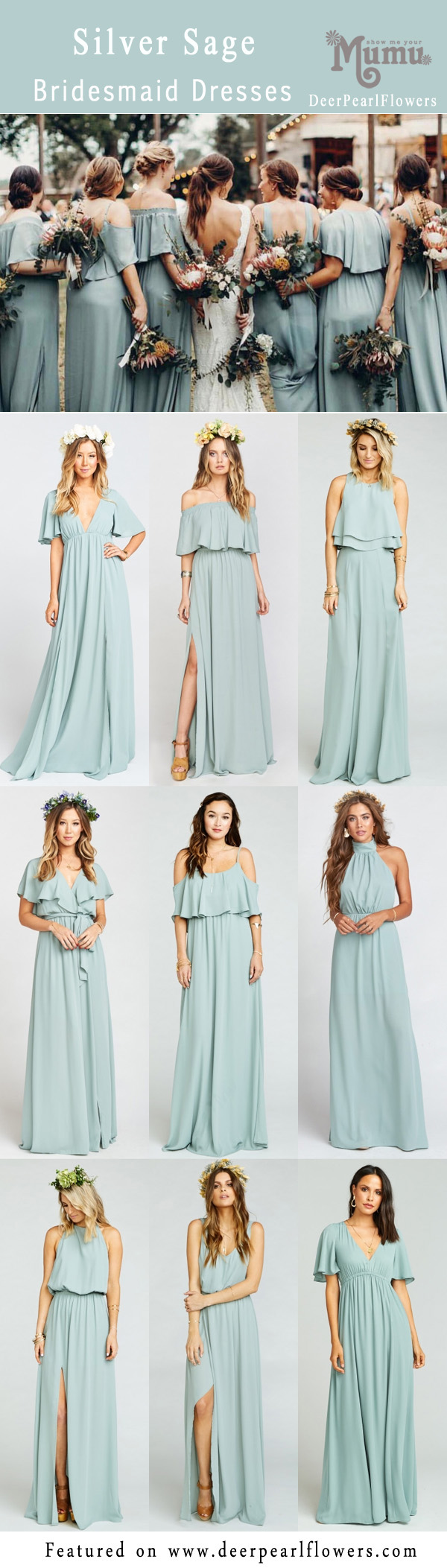 silver sage dress