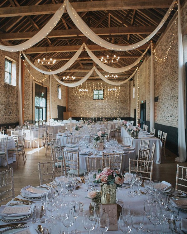 rustic country barn wedding reception decor ideas 9