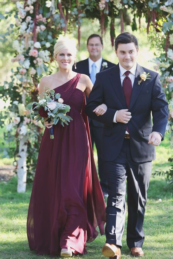 25 Burgundy and Navy Wedding Color Ideas | Deer Pearl Flowers - Part 2