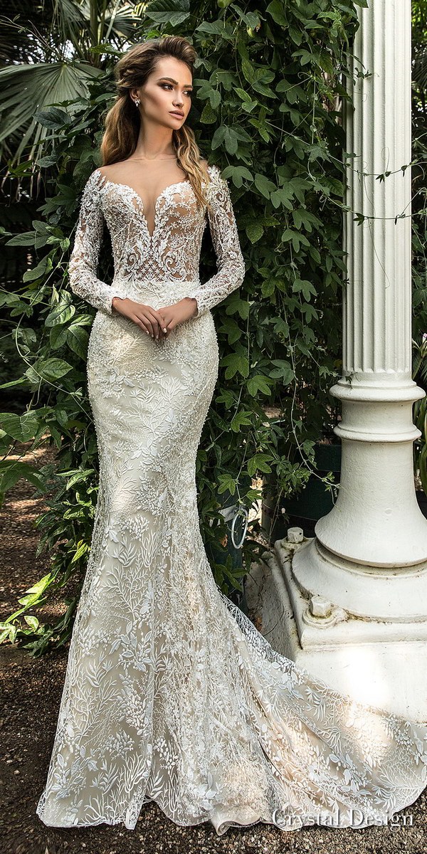 Crystal Design Wedding Dresses 2018 Royal Garden