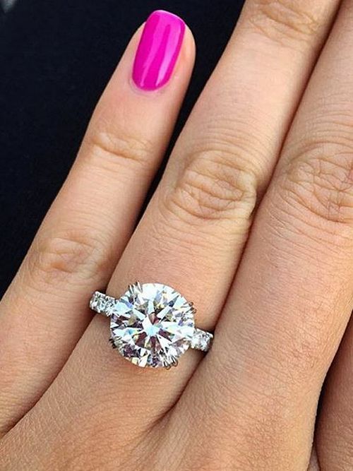 Engagement ring and wedding rings from Jean Pierre Jewelers 15