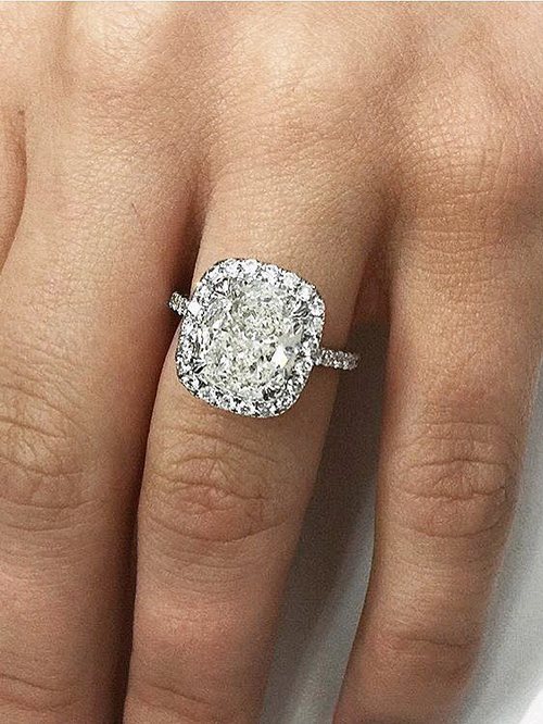 Engagement ring and wedding rings from Jean Pierre Jewelers 40