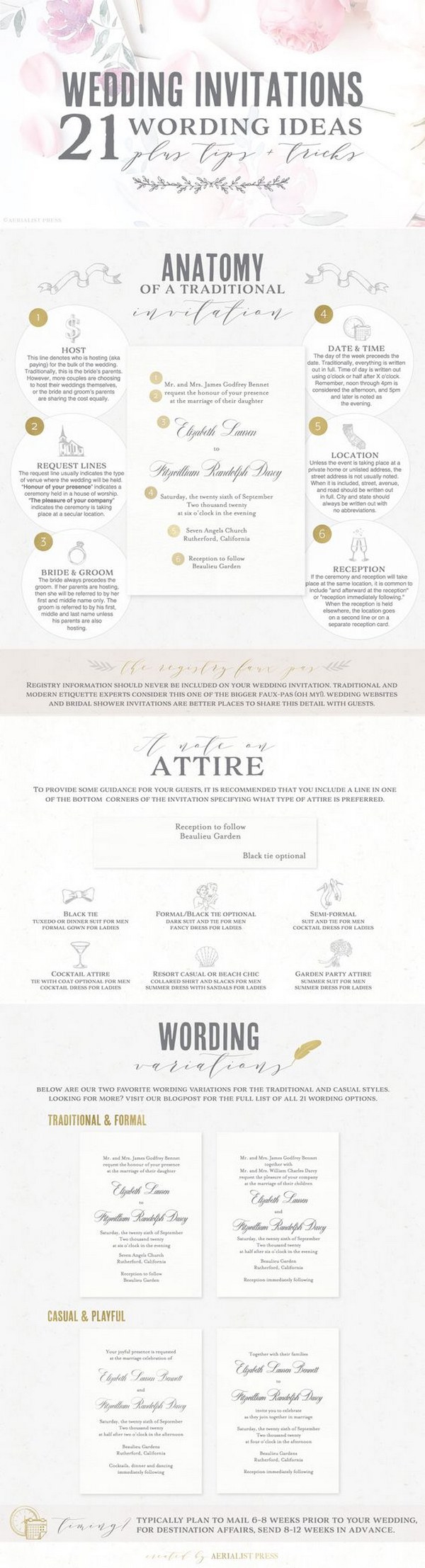 21 Best Wedding Invitation Wording Ideas