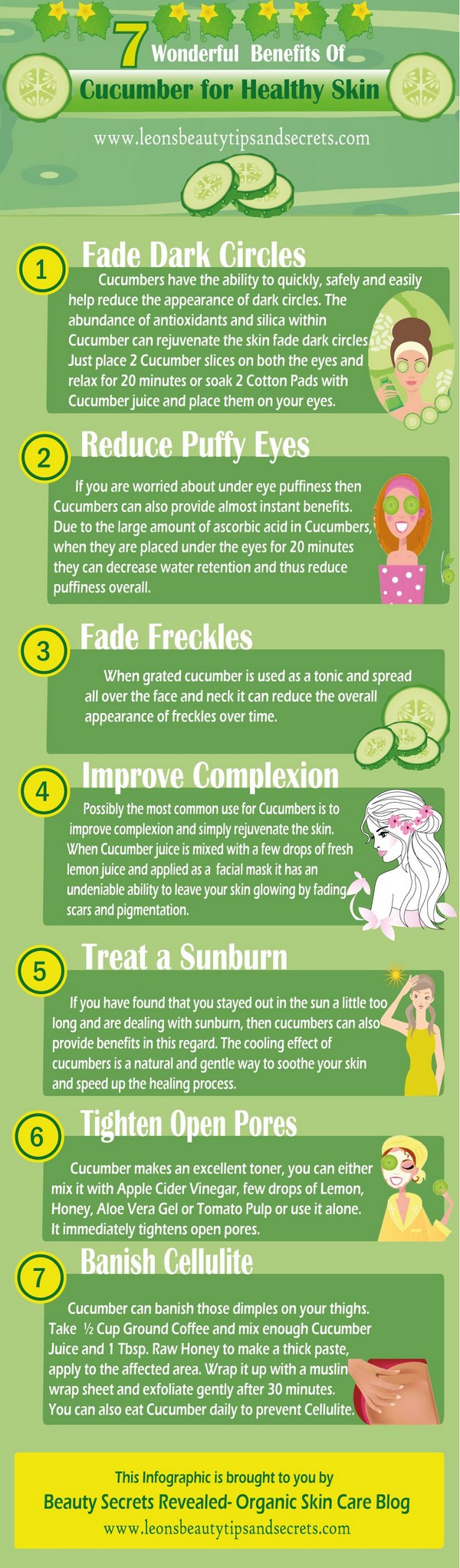 7 Wonderful Benefits of Cucumber For Healthy Skin