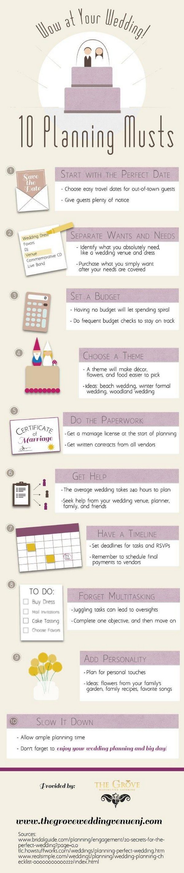 Wedding Planning Must Haves