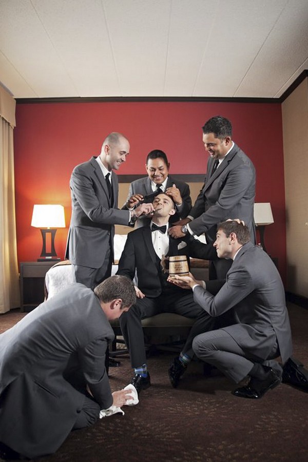 groomsmen photos ready il wedding photography