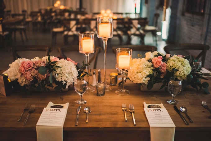 Maine Wedding with Industrial Charm - photo by Lisa Czech Photography http://ruffledblog.com/maine-wedding-with-industrial-charm