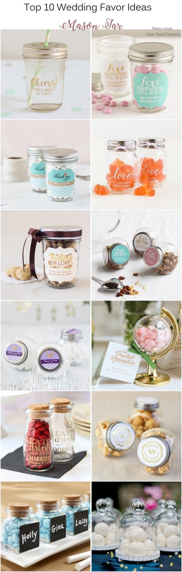 Mason Jar Wedding Favors