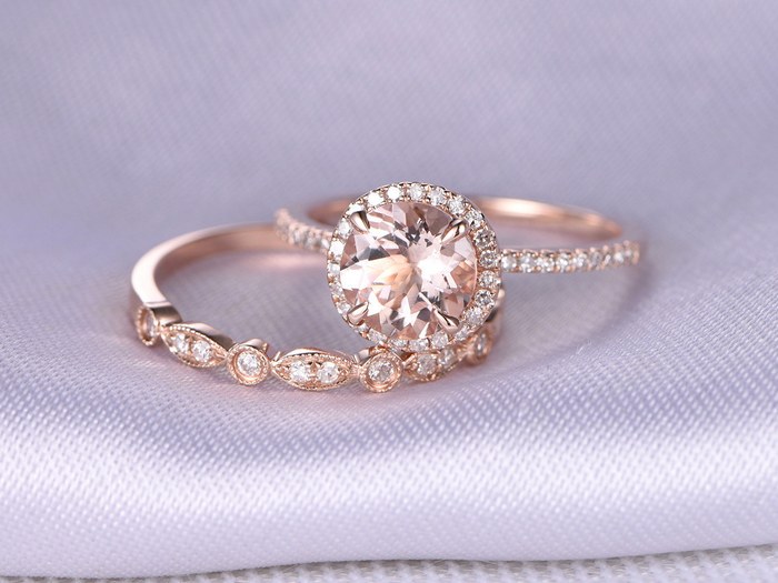 Morganite Engagement ring