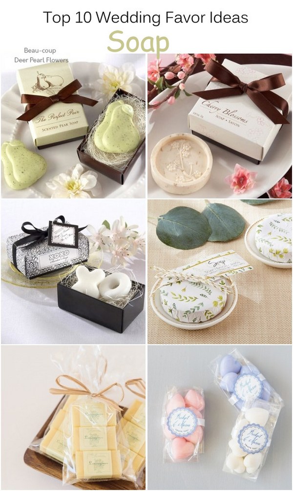 Wedding soap favors