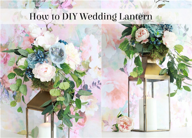 how to diy wedding lantern