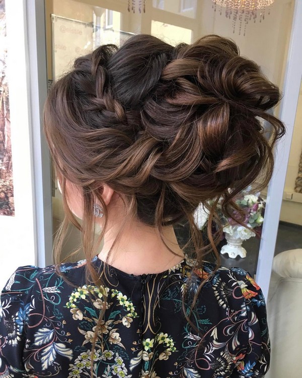 50 Updo Hairstyles for Special Occasion from Instagram Hair Gurus 10 Elstiles Long Wedding Updo Hairstyles