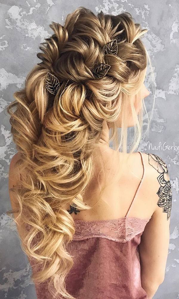 Nadi Gerber Long Wedding Hairstyles 