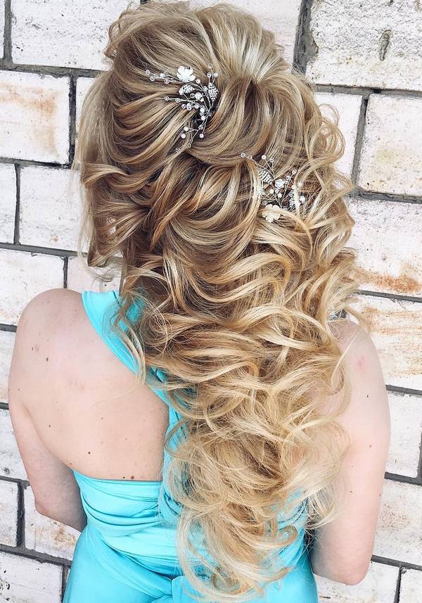 Nadi Gerber Long Wedding Hairstyles 