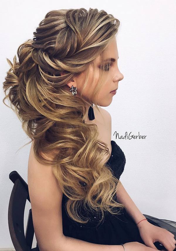 Nadi Gerber Long Wedding Hairstyles 