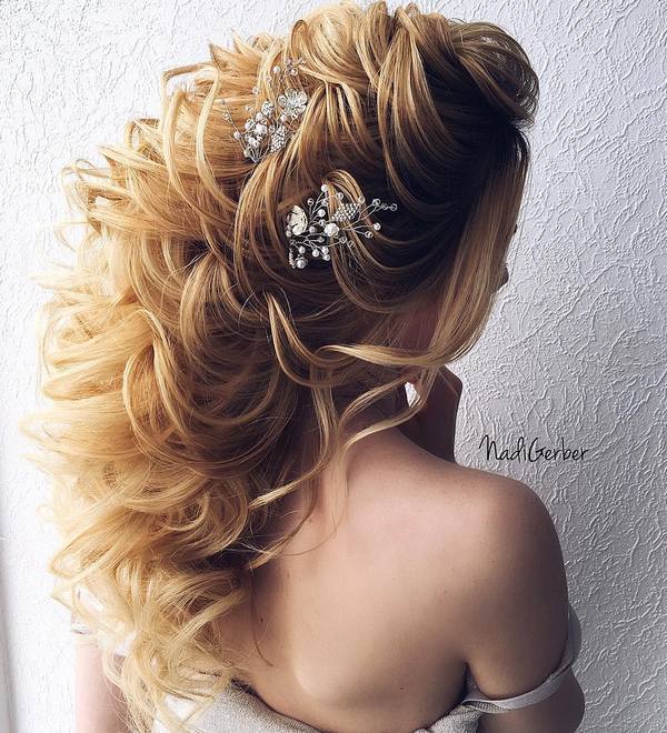 Nadi Gerber Long Wedding Hairstyles 