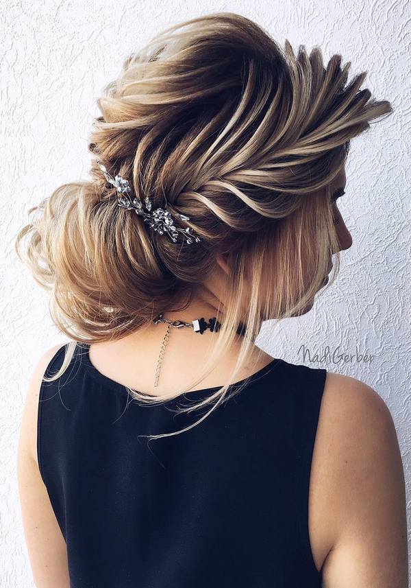 Nadi Gerber Wedding Updo Hairstyles 