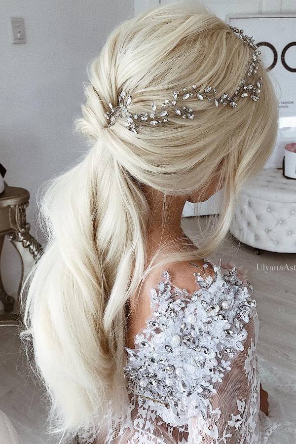 Ulyana Aster Long Wedding Hairstyles 