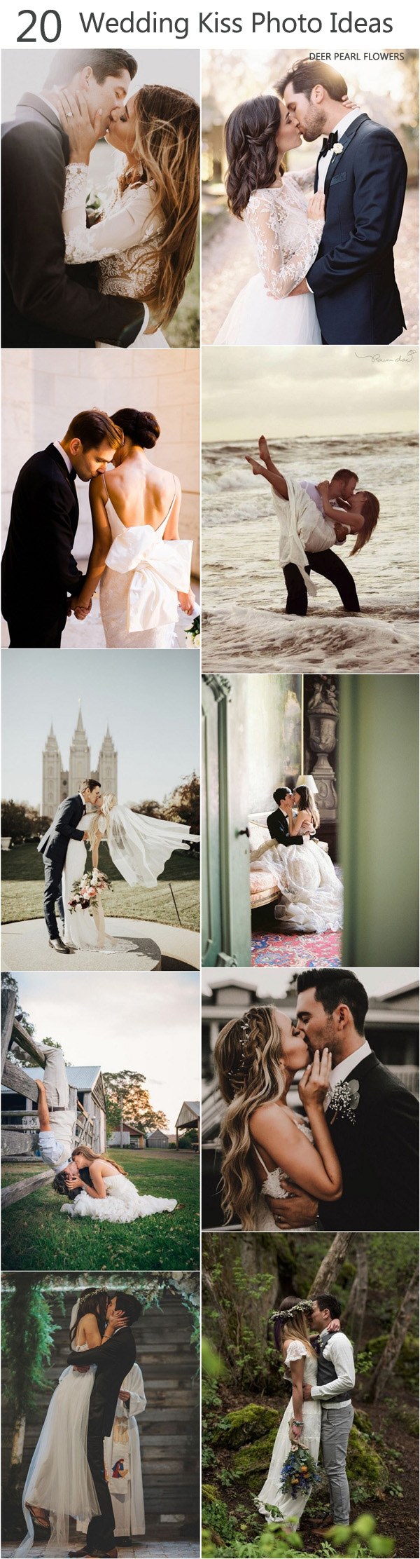 Wedding Kiss Photo Ideas