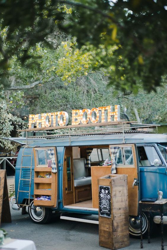 boho wedding photobooth