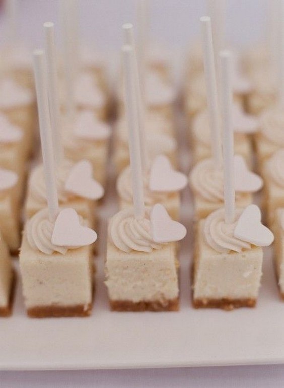 mini cheesecake on a stick