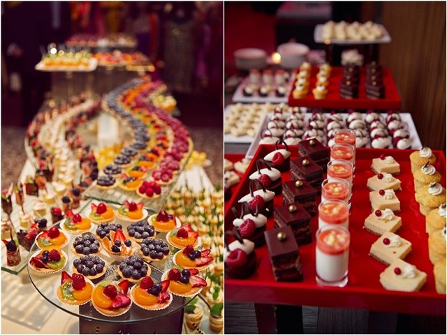 mini wedding dessert idea