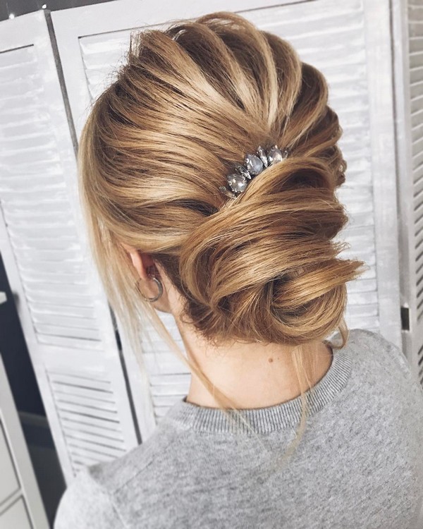 Long wedding updo hairstyles from tonyastylist 