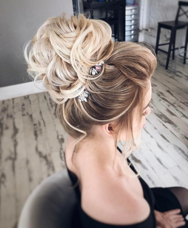 Long wedding updo hairstyles from tonyastylist 