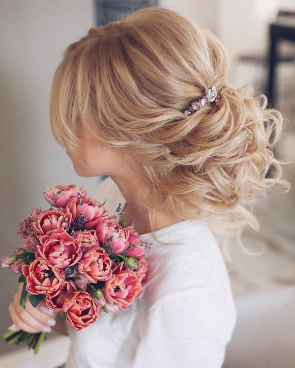 Long wedding updo hairstyles from tonyastylist 