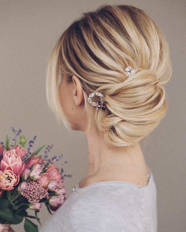 Long wedding updo hairstyles from tonyastylist 