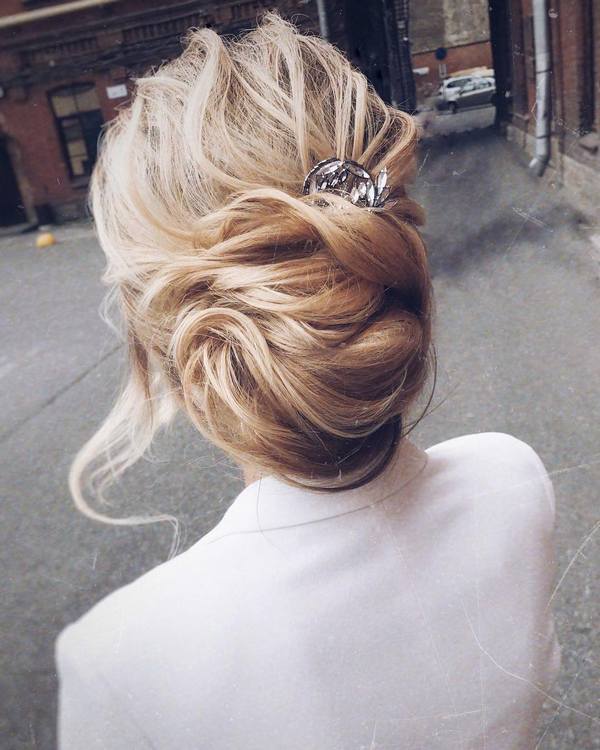 Long wedding updo hairstyles from tonyastylist 