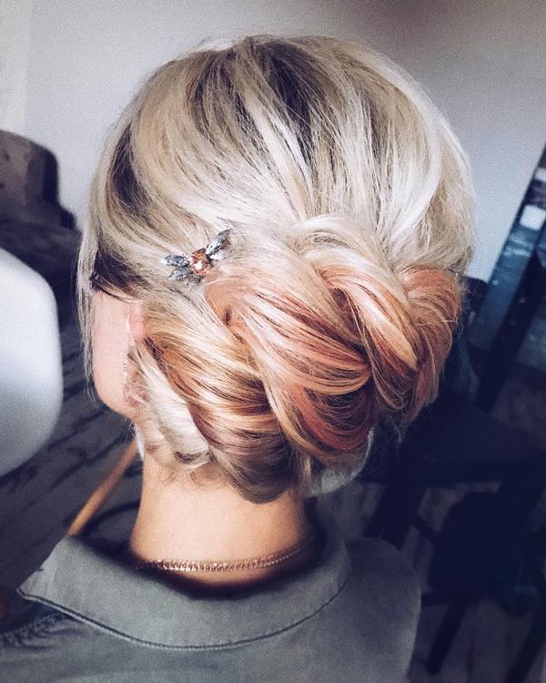 Long wedding updo hairstyles from tonyastylist 