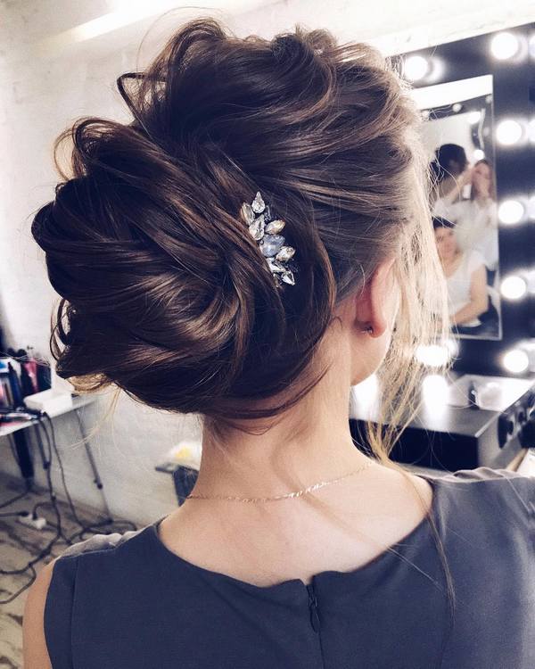 Long wedding updo hairstyles from tonyastylist 