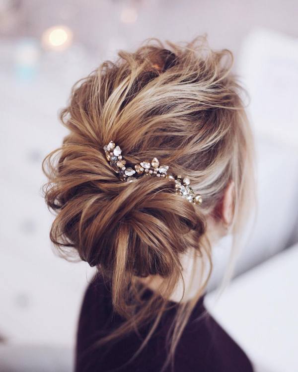 Long wedding updo hairstyles from tonyastylist 