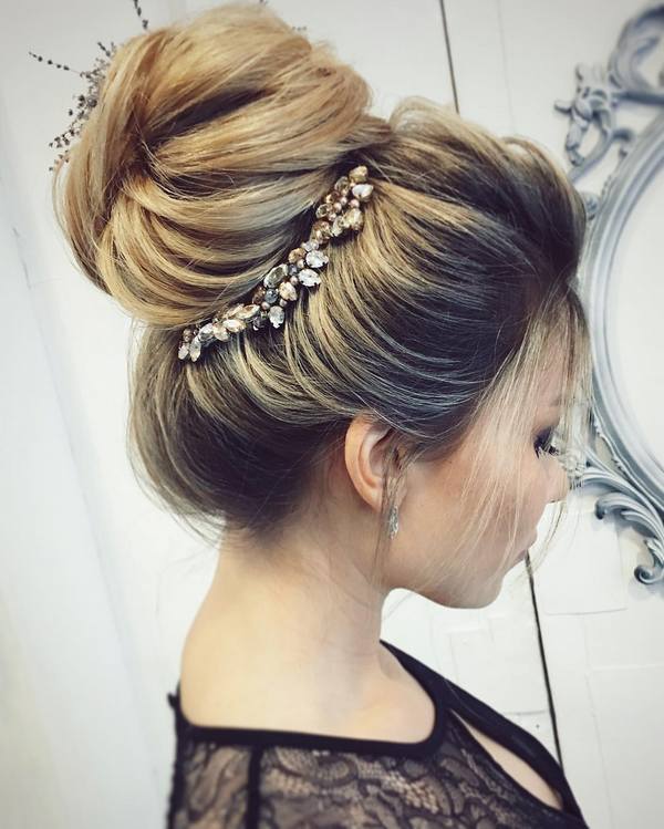 Long wedding updo hairstyles from tonyastylist 