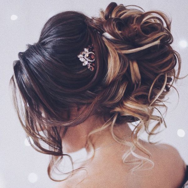 Long wedding updo hairstyles from tonyastylist 