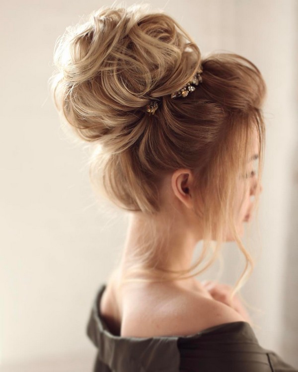 Long wedding updo hairstyles from tonyastylist 