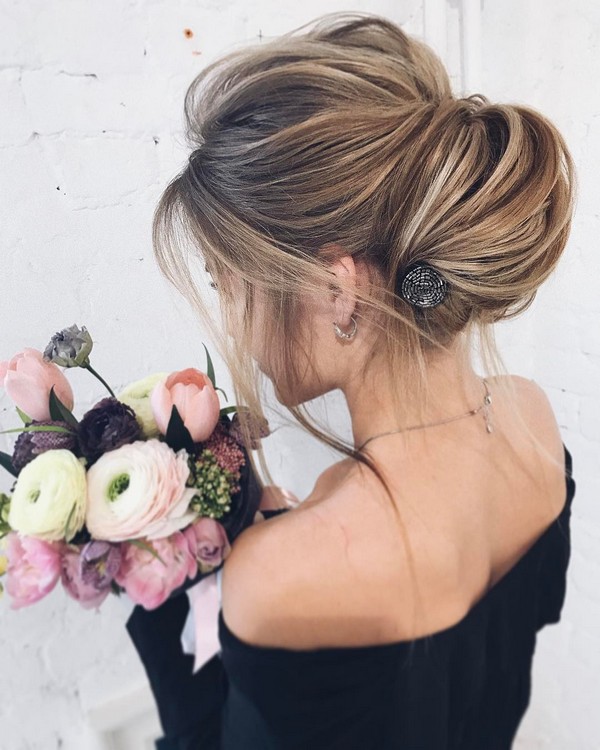 Long wedding updo hairstyles from tonyastylist 