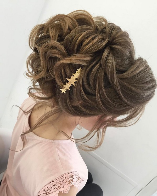 Long wedding updos and hairstyles from Elstile 