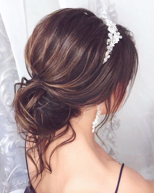 Long wedding updos and hairstyles from Elstile 