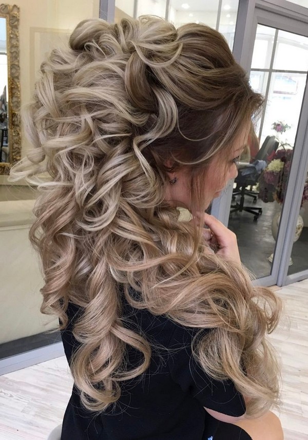 Long wedding updos and hairstyles from Elstile 