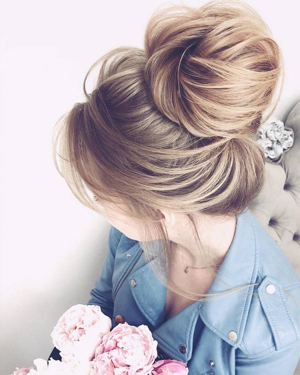 Long wedding updos and hairstyles from Elstile 