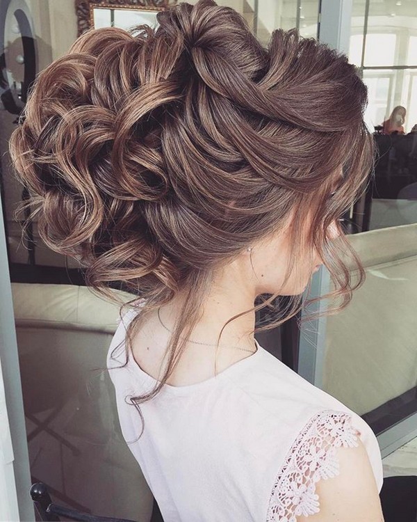 Long wedding updos and hairstyles from Elstile 