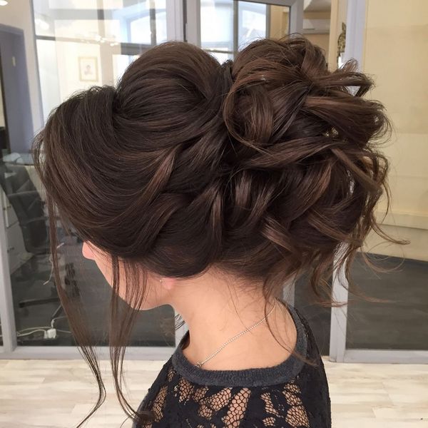 Long wedding updos and hairstyles from Elstile 