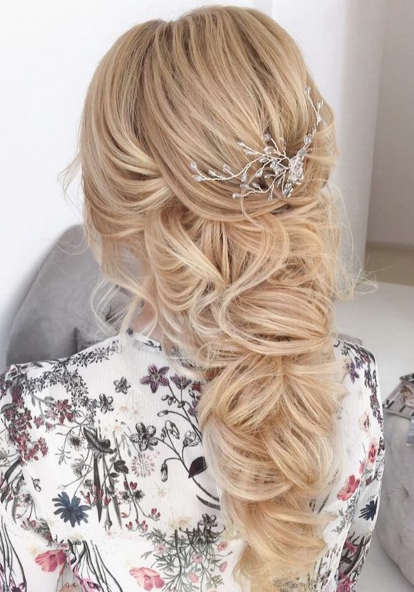 Long wedding updos and hairstyles from Elstile 