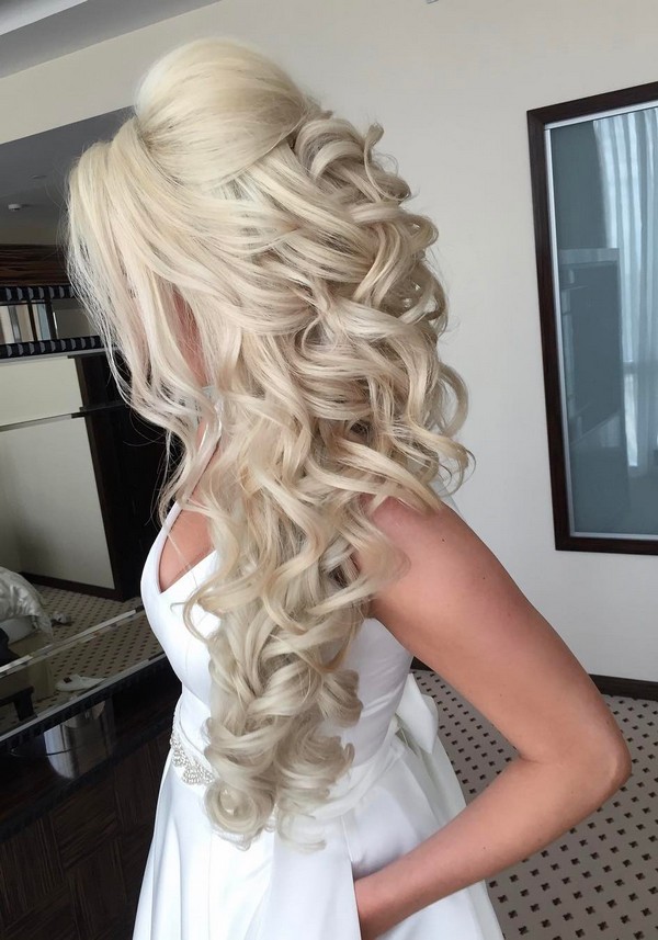 Long wedding updos and hairstyles from Elstile 