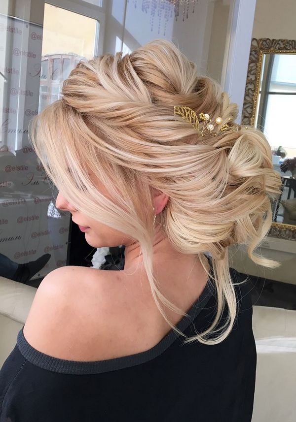 Long wedding updos and hairstyles from Elstile 